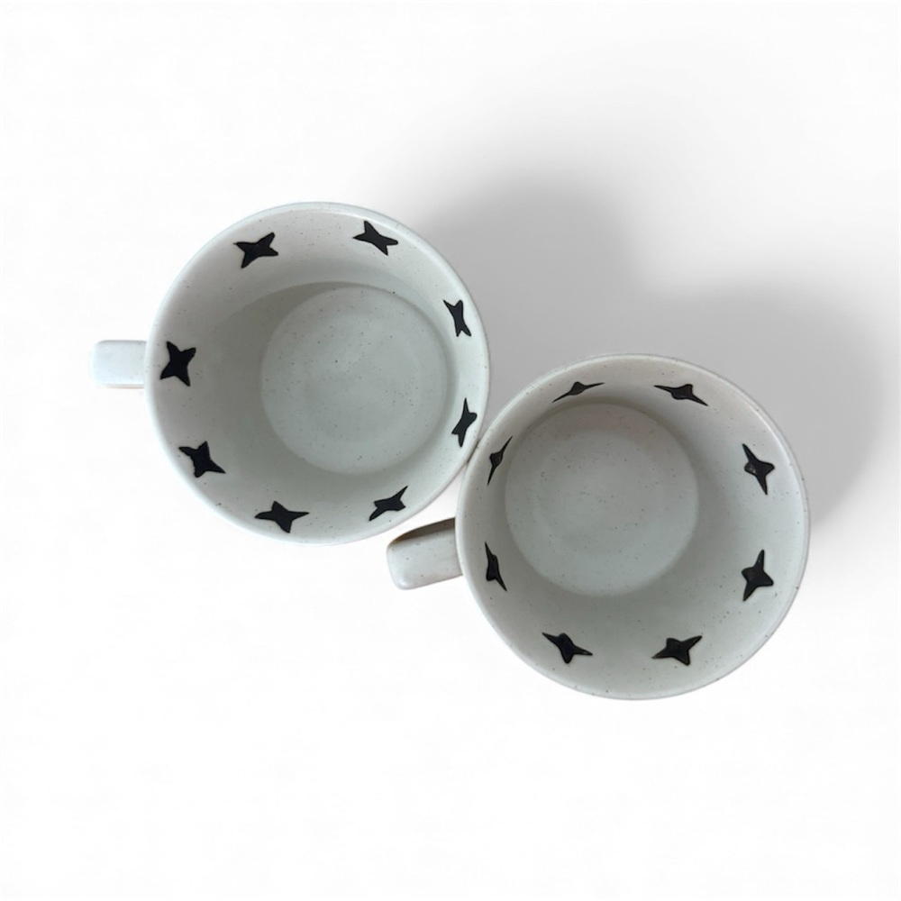 Set of 2 Stoneware Mugs— Fox & Bear Design, Nature Inspired (12 oz) - Picture 4 of 7